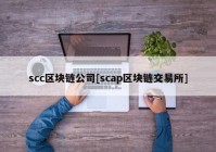 scc区块链公司[scap区块链交易所]